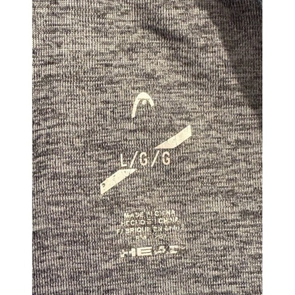 Head Womens Long Sleeve 1/4 Zip Pullover Athletic Tennis Top Lightweight Gray - Picture 4 of 8